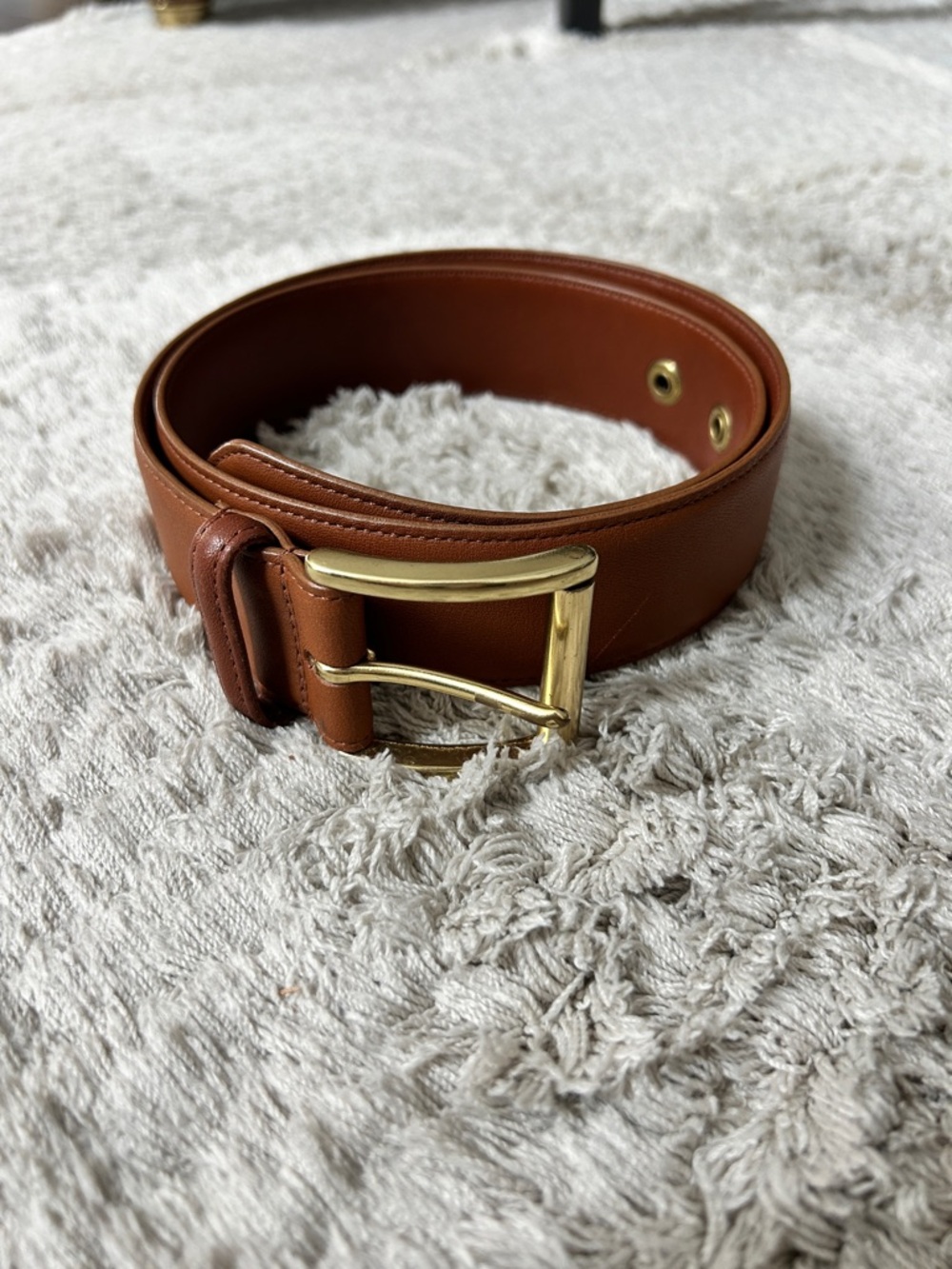 Classic Coach Vintage British Tan Belt